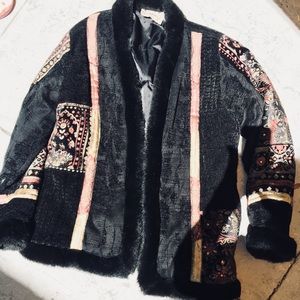 SOLD SOLDVintage look new Flashback velvet jacket